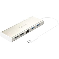 J5CREATE USB-C DUAL HDMI 2K/4K MINI DOCK