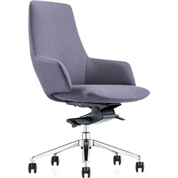 K2 EP NEWPORT EXECUTIVE CHAIR MEDIUM BACK BLACK PU