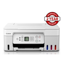 CANON G3675 PIXMA MEGATANK MULTIFUNCTION COLOUR INKJET PRINTER WHITE