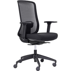 BURO ELAN OFFICE CHAIR MESH BACK BLACK