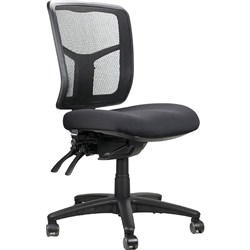 RAPIDLINE MIRAE OPERATOR CHAIR MEDIUM BACK MESH BACK BLACK
