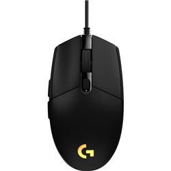LOGITECH G203 LIGHTSYNC WIRED GAMING MOUSE BLACK