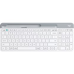 LOGITECH K580 SLIM MULTI-DEVICE WIRELESS KEYBOARD WHITE
