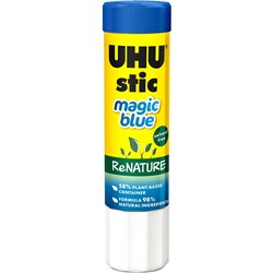 UHU RENATURE GLUE STICK 21G BLUE