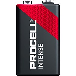 PROCELL INTENSE POWER ALKALINE BATTERY 9V BOX OF 12