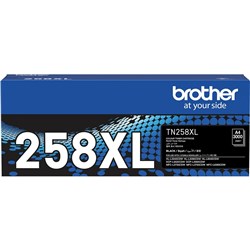 BROTHER TN-258XLBK TONER CARTRIDGE HIGH YIELD BLACK