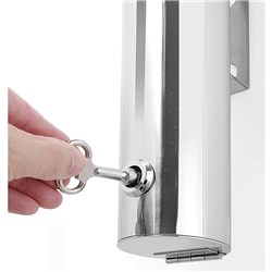 COMPASS SPARE KEY FOR 2969383 CYLINDRICAL WALL MOUNTED ASHTRAY