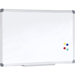 OPW WHITEBOARD 600 X 400MM ALUMINIUM FRAME