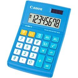 CANON LS88VIIB MINI DESKTOP CALCULATOR 8 DIGIT BLUE