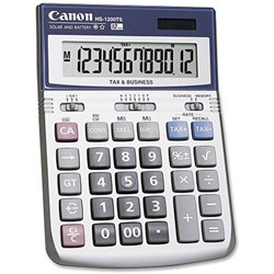 CANON HS-1200TS DESKTOP CALCULATOR 12 DIGIT GREY