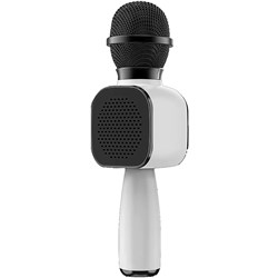 MOKI POPSTAR KARAOKE MICROPHONE BLACK AND WHITE