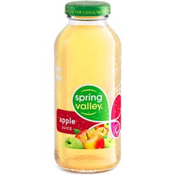 SPRING VALLEY APPLE JUICE 300ML GLASS BOTTLE PACK OF 24