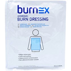 BURNEX BURN HYDROGEL DRESSING 55 X 40CM