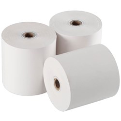 ADDING MACHINE EFTPOS THERMAL ROLLS 80MM X 80MM X 12MM CARTON OF 24