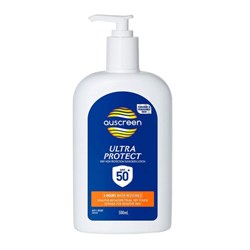AUSCREEN ULTRA PROTECT SPF 50+ SUNSCREEN 500ML PUMP BOTTLE