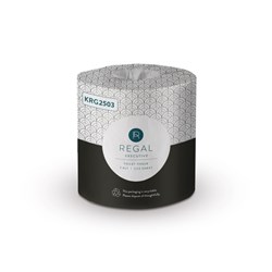 REGAL EXECUTIVE TOILET PAPER ROLLS 3 PLY 250 SHEETS BOX OF 48