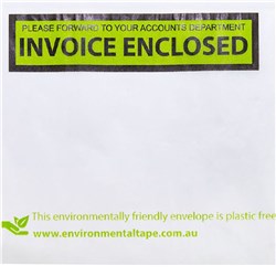 STYLUS ECOLOPE ENVELOPE INVOICE ENCLOSED 150 X 115MM WHITE PACK 100