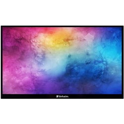 VERBATIM PORTABLE FULL HD 1080P TOUCH SCREEN MONITOR 14 INCH BLACK