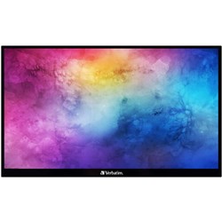 VERBATIM PORTABLE FULL HD 1080P TOUCH SCREEN MONITOR 15.6 INCH BLACK