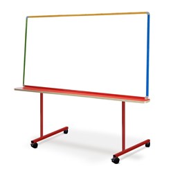 VISIONCHART VISTA MAGNETIC BIG BOOK BUDDY MOBILE WHITEBOARD 1200 X 700MM 4 COLOUR FRAME