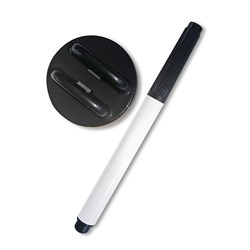 VISIONCHART VISION MAGNETIC ERASER AND PEN HOLDER WITH WHITEBOARD MARKER BLACK