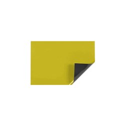 VISIONCHART VISTA MAGNETIC WHITEBOARD STRIPS 300 X 100MM YELLOW