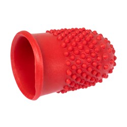 REXEL THIMBLETTES FINGER CONES SIZE 1 RED PACK OF 10