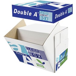 DOUBLE A PREMIUM CLEVER BOX FSC COPY PAPER A4 80GSM WHITE CARTON OF 2500