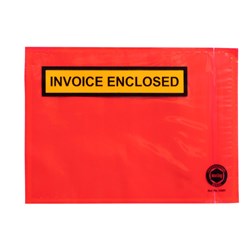 MARBIG PROFESSIONAL INVOICE ENCLOSED ENVELOPE A6 175MM X 125MM RED BOX OF 1000