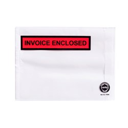MARBIG PROFESSIONAL INVOICE ENCLOSED ENVELOPE A6 175MM X 125MM WHITE BOX OF 1000