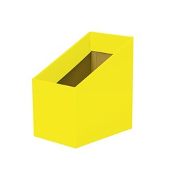 VISIONCHART CREATIVE KIDS CARDBOARD BOOK BOX YELLOW PACK OF 5