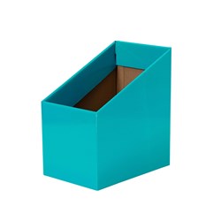 VISIONCHART CREATIVE KIDS CARDBOARD BOOK BOX TURQUOISE PACK OF 5