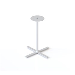 RAPIDLINE KOLO COFFEE TABLE BASE ONLY 500W X 500D X 562MMH WHITE