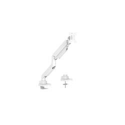 OLG PROFLEX SINGLE MONITOR ARM WHITE