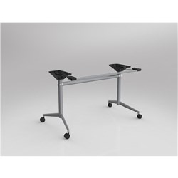 OLG UNI FLIP TABLE FRAME ONLY TO SUIT TOPS 1200-1600W X 600-900MMD SILVER