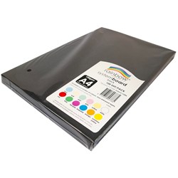 RAINBOW SYSTEM BOARD A4 150GSM BLACK PACK OF 100 SHEETS