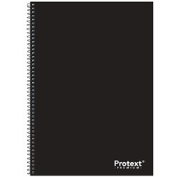 PROTEXT PREMIUM SPIRAL NOTEBOOK A4 8MM RULED PP COVER AND POCKET SIDE BOUND 120 PAGE