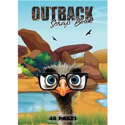 WRITER PREMIUM OUTBACK SCRAP BOOK 330 X 240MM 70GSM 48 PAGE