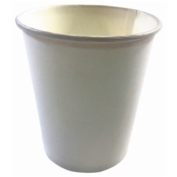 WRITER BREAKROOM DISPOSABLE SINGLE WALL PAPER CUPS 200ML 6OZ CARTON OF 1000 WHITE