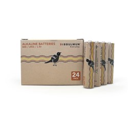 BIBBULMUN EVERYDAY BATTERY SIZE AAA PACK OF 24