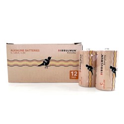 BIBBULMUN EVERYDAY BATTERY SIZE C PACK OF 12