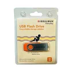 BIBBULMUN EVERYDAY USB DRIVE 2.0 64GB RED