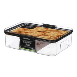 SISTEMA ULTRA RECTANGLE PLASTIC FOOD CONTAINER 1.73 LITRE CLEAR