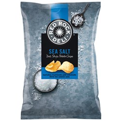 RED ROCK DELI POTATO CHIPS SEA SALT 165G