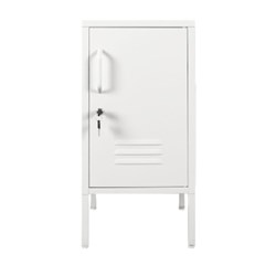 STEELCO MINI LOCKER 1 DOOR 350W X 460D X 720MMH WHITE