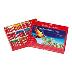 FABER-CASTELL OIL PASTELS SCHOOL PACK ASSORTED BOX OF 288