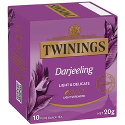 TWININGS DARJEELING TEA BAGS PACK OF 10
