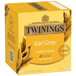 TWININGS EARL GREY TEA BAGS PACK OF 10