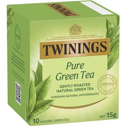 TWININGS PURE GREEN TEA PACK OF 10