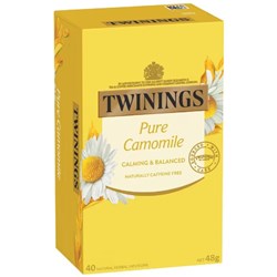 TWININGS PURE CAMOMILE TEA BAGS BOX OF 40
